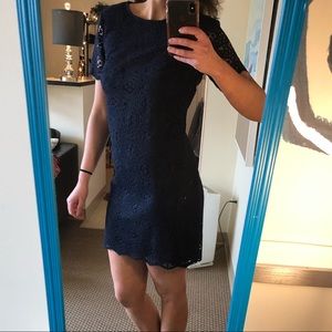 Navy Lace Dress